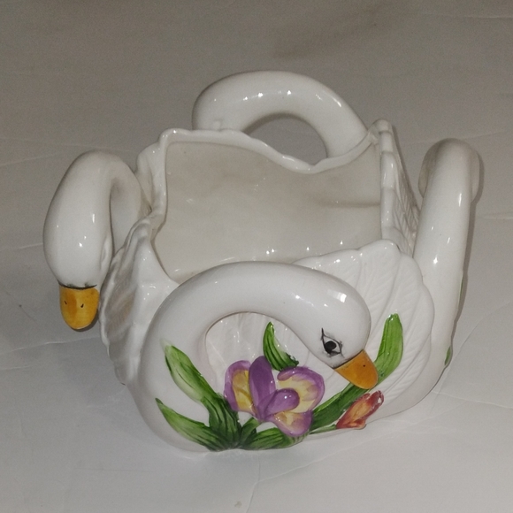 Vintage Swan Planter